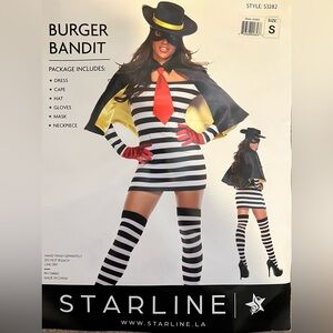 Halloween/Costume party Burger Bandit, Hamburgler